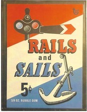 Topps 1955 Rails & Sails (Set of Rails Only C...