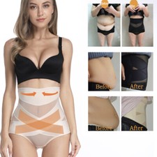 Women Tummy Control Shapewear High Waist Belly Body Shaper Butt Lifter Panties