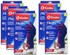 Playtex Living Gloves, Reusable Cleaning Gloves, Size Medium, 2 Pairs - 5 Pack