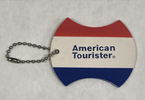 Vintage 70s American Tourister Classic Hang Tag Logo Luggage Tag Decor USA
