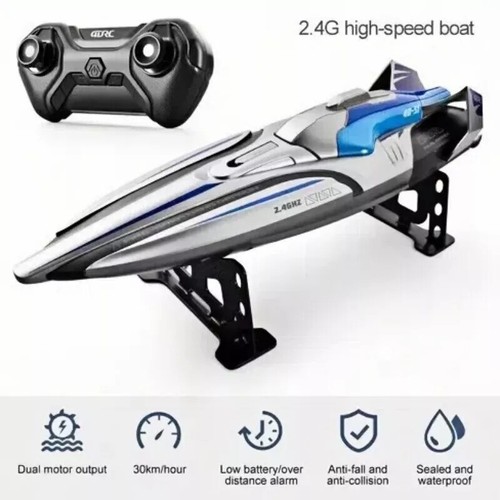 Kids Outdoor Racing Ship Toy Gift RC Boat Remote Control Speed Boat Collection - Picture 5 of 244
