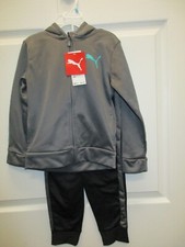 Puma Kids Hoodie Tracksuit Set Size 6 NWT MSRP 46.00