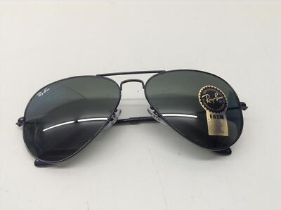 RAY-BAN RB 3025 AVIATOR LARGE METALSchwarz/Grau Sonnenbrille 58/14/135 Neu (58)