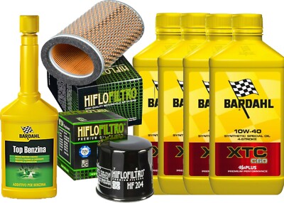 Kit Tagliando Triumph bonneville 800 bardahl 10w40 filtro aria e olio + omaggio