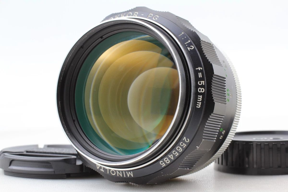 Minolta 58mm Focal f/1.2 Camera Lenses for sale | eBay