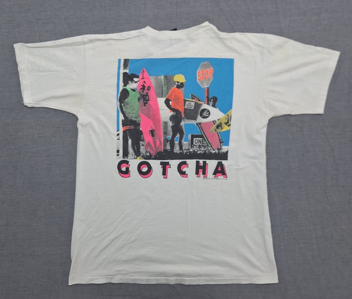 90年代ヴィンテージ　未使用　GOTCHA　ガチャ　サーフボード 90年代ヴィンテージ未使用GOTCHAガチャサーフボード
