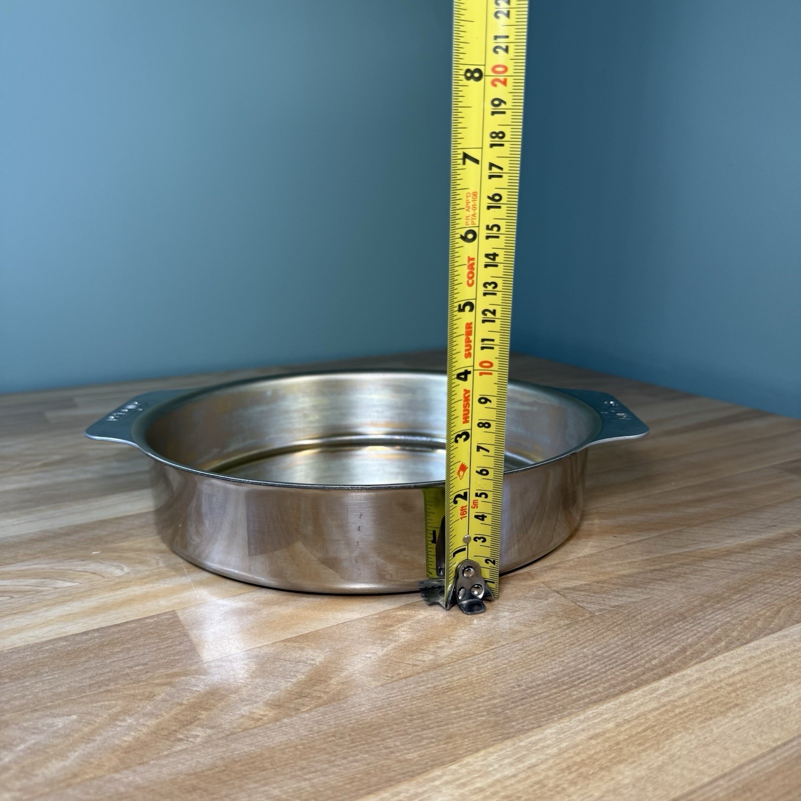 All-Clad Gold Standard Stainless Cake Baking Pan Casserole Pie Dish Tray 9x2"