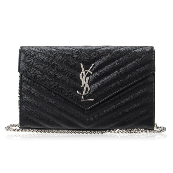 Borsa a tracolla Saint Laurent Monogram Cassandra catena timbro: 377828 BOW02 1000