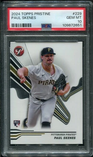 2024 Topps Pristine # 229 Paul Skenes RC PSA 10 Gem Mint