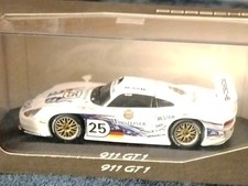 MIB MINICHAMPS Porsche 911 GT1 #25 Warsteiner 1997 1:43 Metal Diecast w/Case 