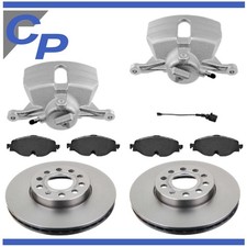2 Bremssattel vorne für Audi A3 8V1 8V7 u 2 Bremsscheibe u Bremsbelag PR-1ZE 1ZP