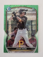 2023 Bowman Chrome Javier Rivas Green Shimmer Refractor /99 #BCP-159