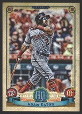 Adam Eaton #179 2019 Topps Gypsy Queen Bazooka Back Washington Nationals