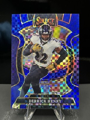 2025 Panini Select Prizm Concourse Derrick Henry Ravens #60 Serial 070/249