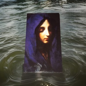 New Holy Card 2”x3.5” W Prayer To Mary  mother Of  God By Blue Mantle