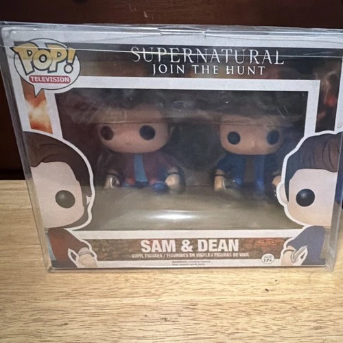 Funko Pop! Television Supernatural Sam & Dean Vinyl Figures With Protector