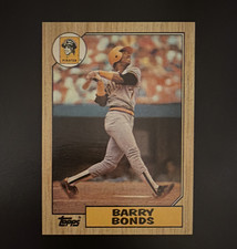 Topps 1987 Barry Bonds #320 Pittsburgh Pirates Base Set Baseball Card