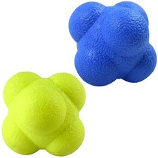 2-Pack 2.83 inch Reaction Ball Reflex Ball for Hand Eye Coordination Training