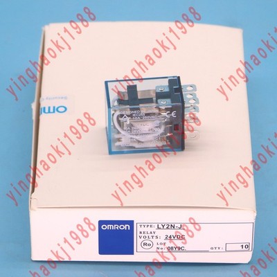 10Pcs/Box New For OMRON Intermediate Relay LY2N-J LY2N-J 24V FAST SHIP