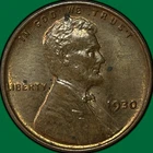 1930 RB Lincoln Wheat Cent Uncirculated UNC Coin #34181