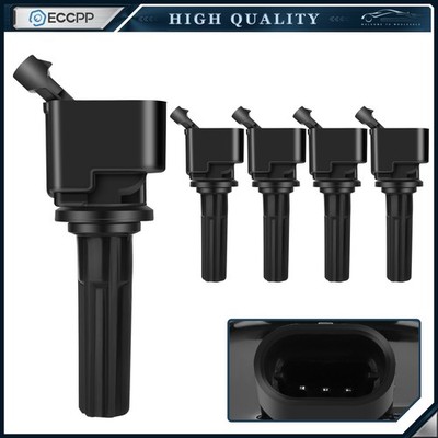 ECCPP 5 Ignition Coils For 07-12 Chevy Colorado 2007-2010 Hummer H3 L5 3.7L