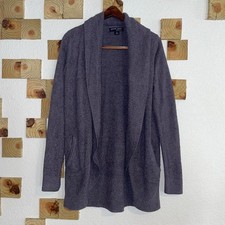 Barefoot Dreams Cozychic Ultra Lite Open Front Blanket Wrap Cardigan Women  s M