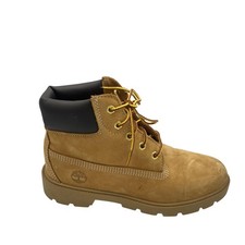 Timberland Boots Boys Size 4M Brown Waterproof Nubuck Lace Up Hiking 10960 A6025