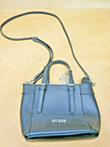 Guess, Handbag Purse Black Small Shoulder Strap
