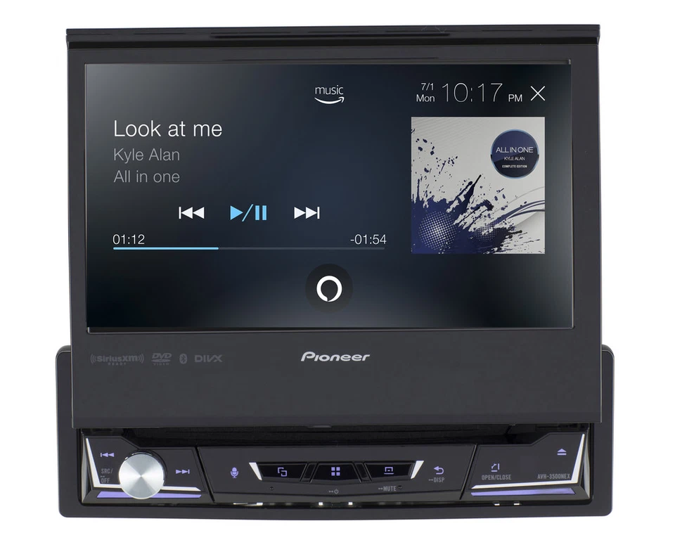 Pioneer AVH-3500NEX 7” Single-DIN Touchscreen DVD Receiver + SiriusXM SXV300v1 - Image 4 of 4