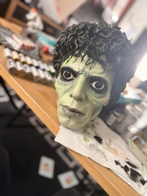 Michael Jackson Thriller 3d Resin Head Model Fully Hand Painted