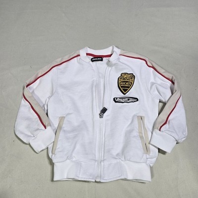 Ducati Baby Embroidered Patch Full Zip Fleece Sweater Jacket 24m