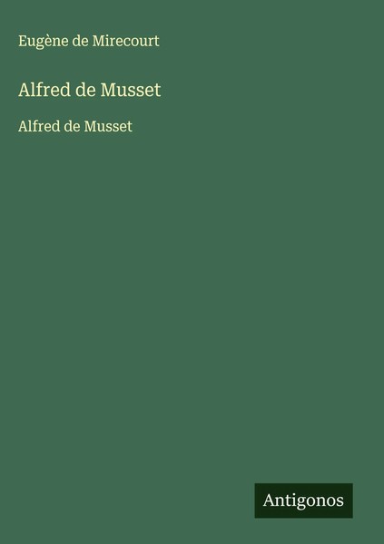 EugèNe De Mirecourt | Alfred De Musset | Buch | FranzöSisch (2025)-image