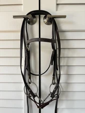 Weaver Leather Western Horse Bridle W/ Quick Connet Brass Fittings