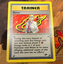 The Pokémon Company Gym Challenge Blaine 100/132 Rare Regular Unlimited on eBay