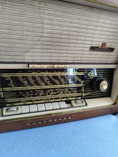 Radio NORD MENDE Germany 50er Vintage Antik Holz Radio .