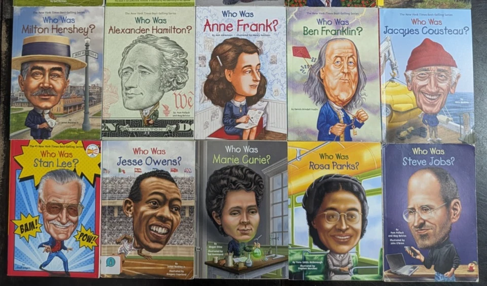 Huge 20 Lot Who Was Where Is What Was Series Books Set Biography History WHO HQ - Image 4 of 4