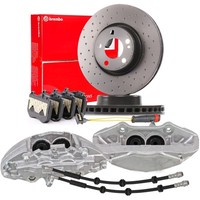 Brembo Bremsscheiben 318Mm BeläGe Wako + Bremssattel Set Vorne FüR Mercedes W205