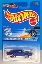 Hot Wheels 1997 Blue Streak Series 573 Olds 442 Blue w/ 3SPs