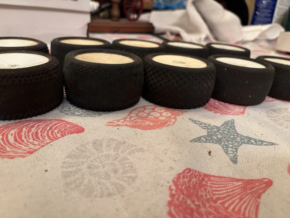 Lot of 10X Team Associated RC10 B4 & B4.1 Rear Wheels Associated & Proline Rims - Image 2 of 4