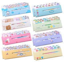 16 Types x 120 Sheets of Cute Sticky Notes, BetterJonny Animal and Plant Collect