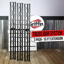 GRIFFIN Triangle Truss Segment 3-PACK | Live Stage Gigs Sound Effects Gear Cans