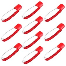 10Pcs Durable Red Baby Safety-Pins Multi-Purpose Brooches for Clothing