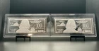 Ben Franklin Silver $100 Dollar Bills - 2 Troy Oz .999 Fine Silver, Cases, COAs