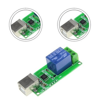 5V USB Relais Einkanal PC Steuerschalter unterstützt AC DC Lasten