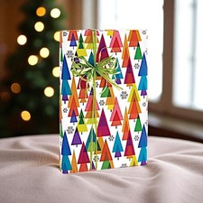 RETRO TREES Print Design 24" Gift WRAPPING Paper Choose Length Amount