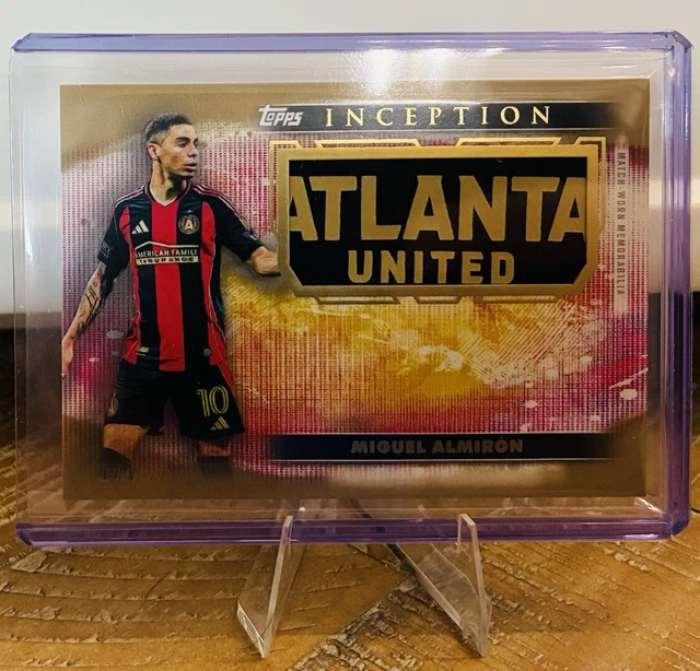 2025 Topps Inception MLS Miguel Almiron Jumbo Relic 1/1 Atlanta United