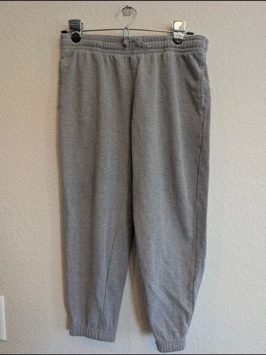 Athletic Works Gray Boy's Sz L Jogger Sweatpants - Elastic Waist
