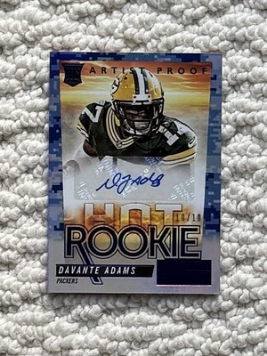 2014 Panini Hot Rookies Artist's Proofs /10 #HR-DA Davante Adams RC Auto