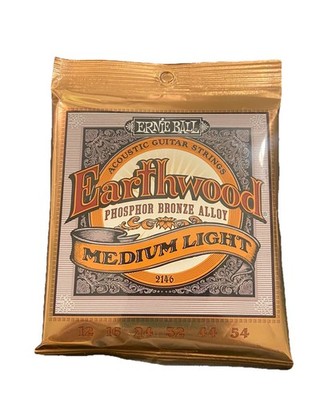 Ernie Ball Earthwood Phosphor Bronze Medium Light Acoustic Strings (12-54)