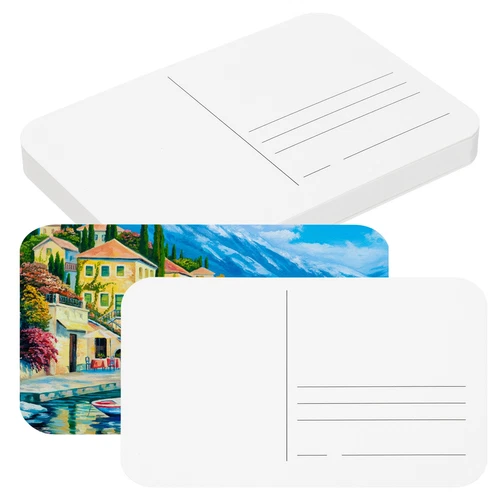 30 Blatt Aquarell-Postkarten, 4x6 Zoll, abgerundete Ecken, rau